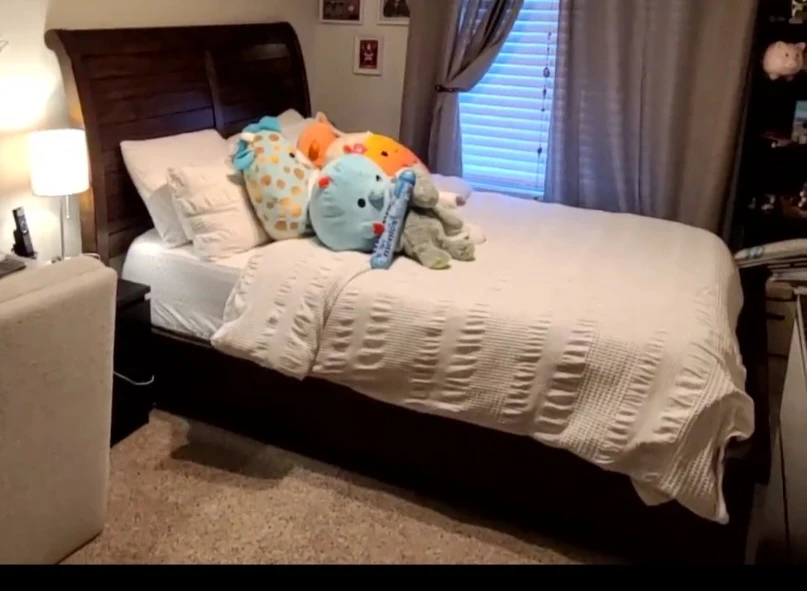 Prairie, Mango Brown Queen Bed Frame