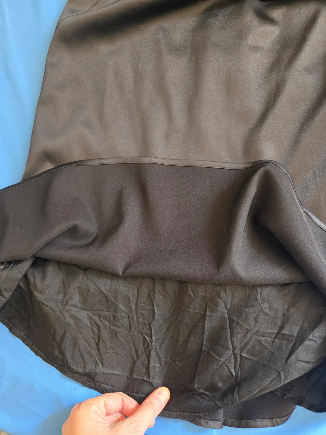 Esprit Black Satin Skirt - photo 3