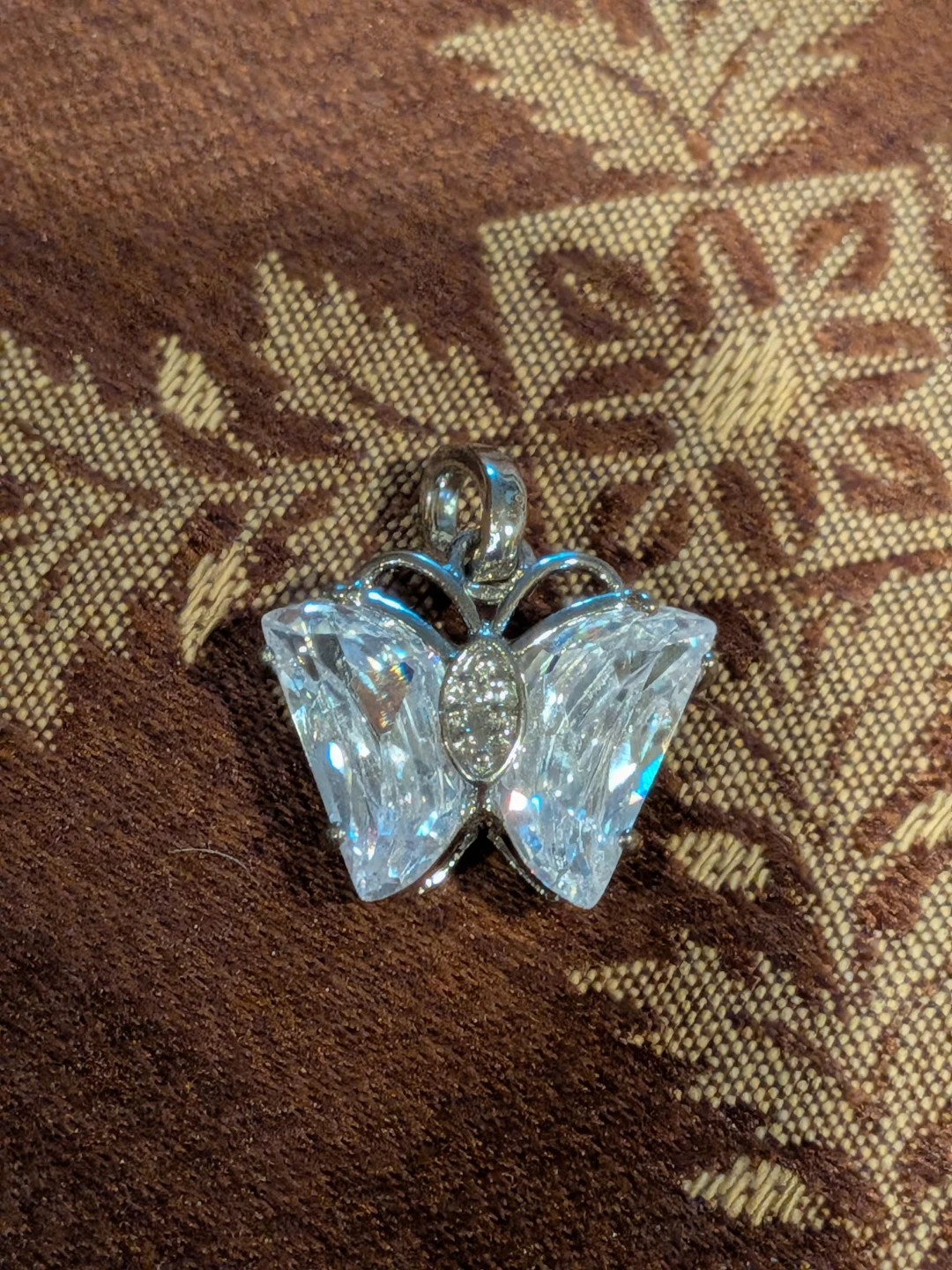 Sterling Silver Butterfly Pendant Charm