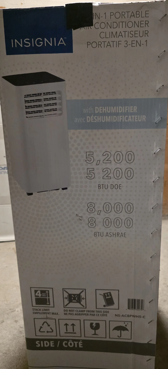Portable Air conditioner with remote 8,000 BTU - photo 4