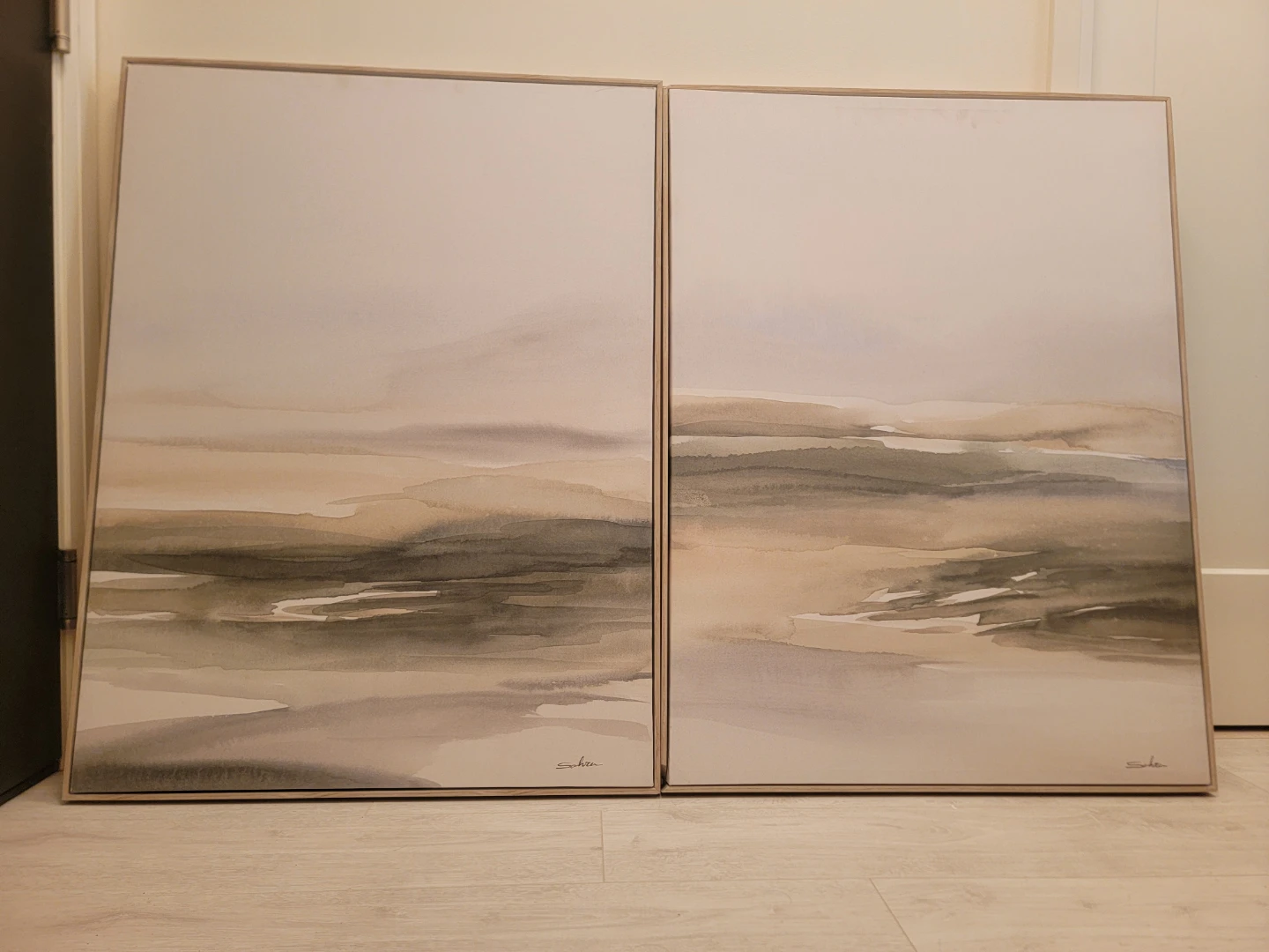 Canvas Art Prints Set of 2 Abstract