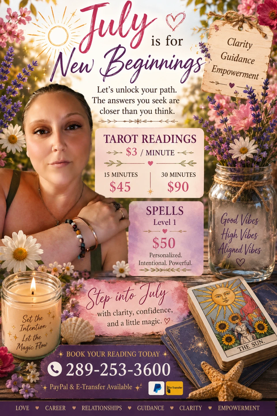 Tarot Readings and Spells Available