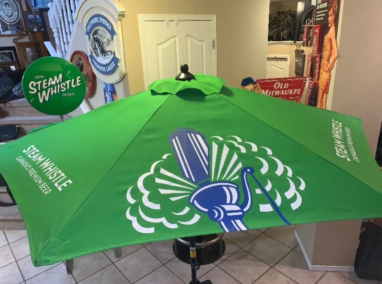 BNIB Steam Whistle Patio Umbrella