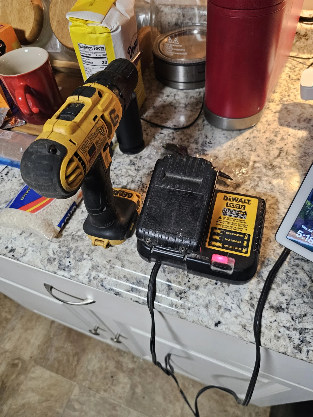 DeWalt DCD771 Cordless Drill with DCB112 Charger
