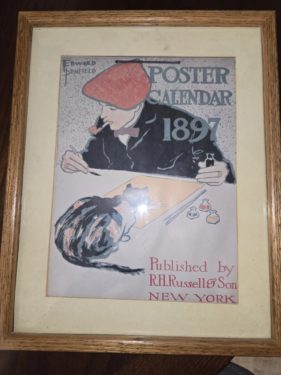 Edward Penfield Poster Calendar 1897 Lithograph