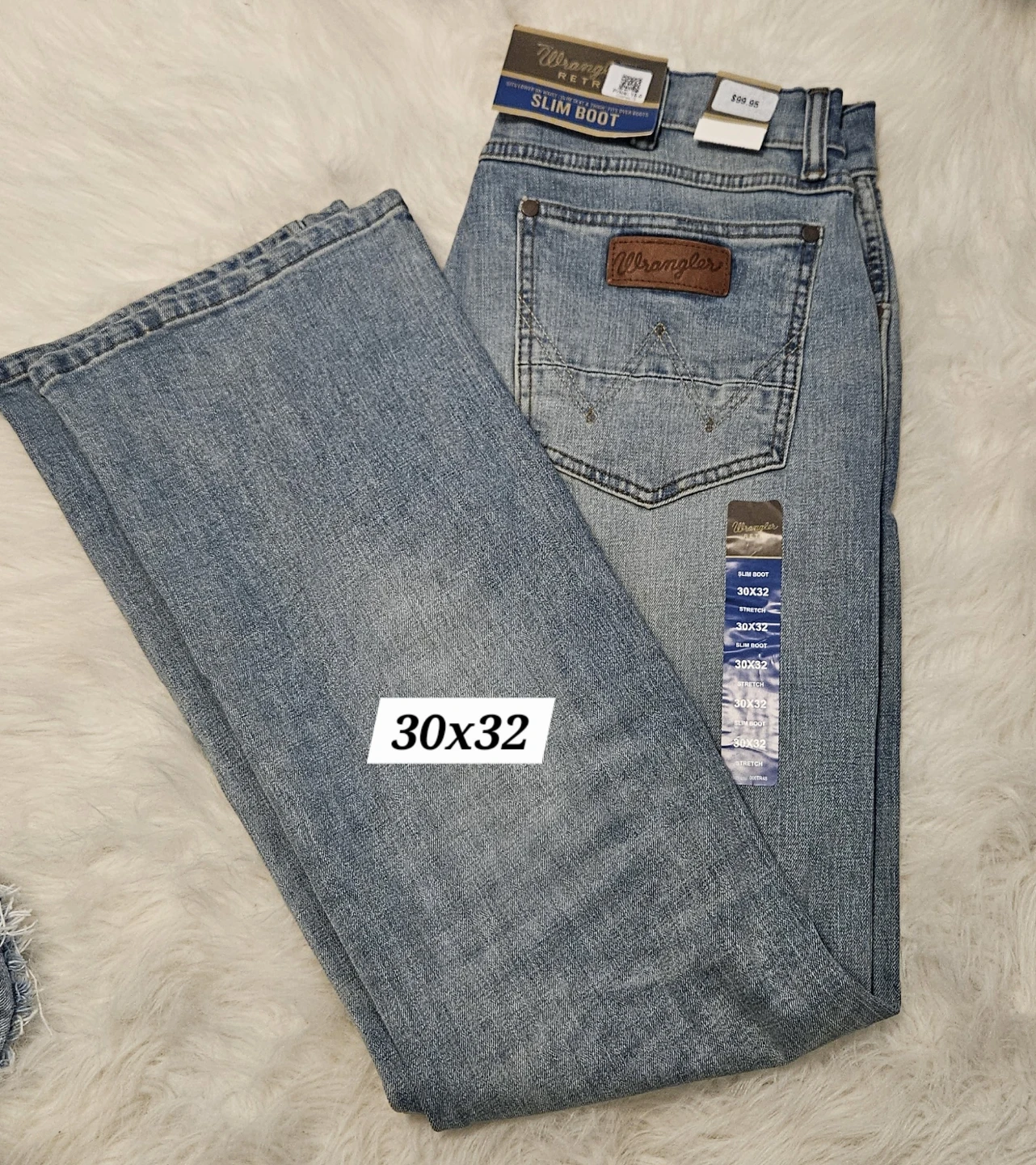 Wrangler Men's Retro Slim Boot Jeans 30x32
