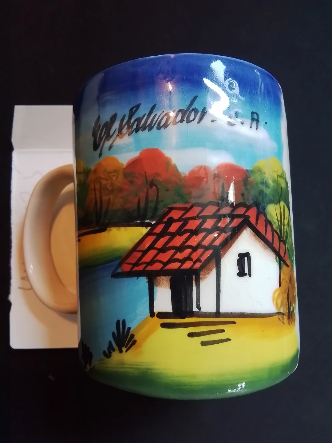 Hand-Painted "Surprise Cockroach" Prank Coffee Mugs - photo 3