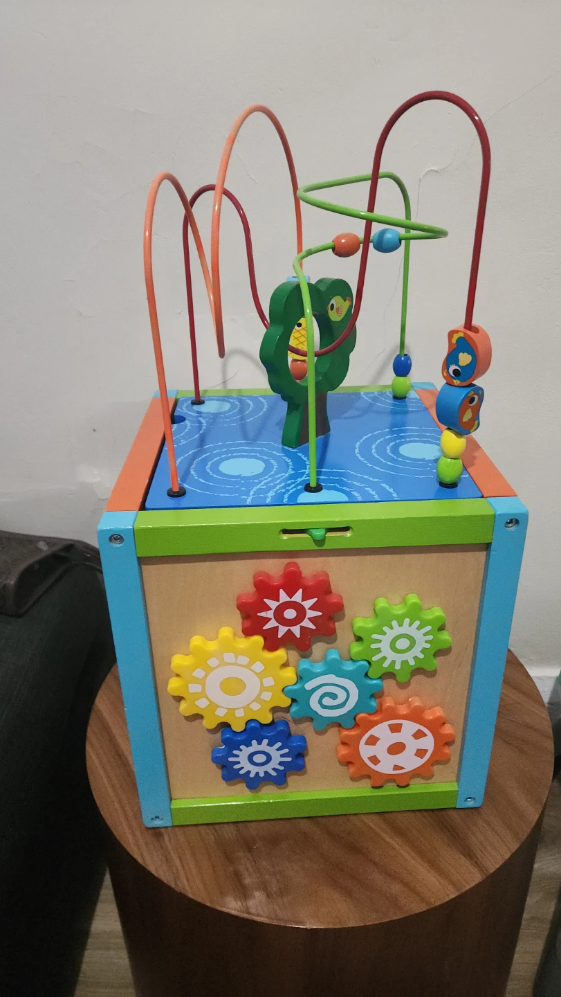 Wooden Activity Cube Toy