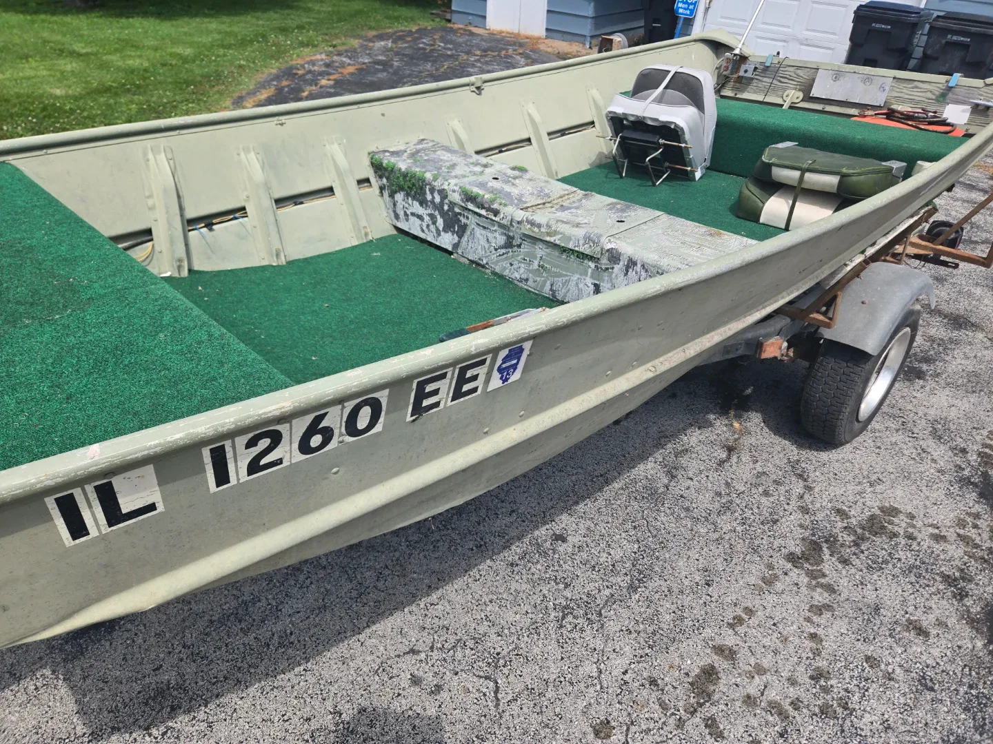Aluminum Fishing Boat with Trailer - photo 2