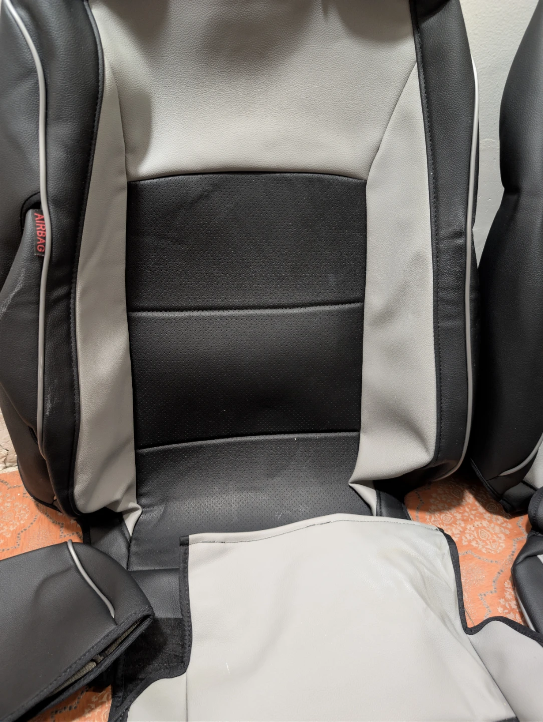Full set of car seat covers 2023-2024 CRV Black/Gray - photo 4