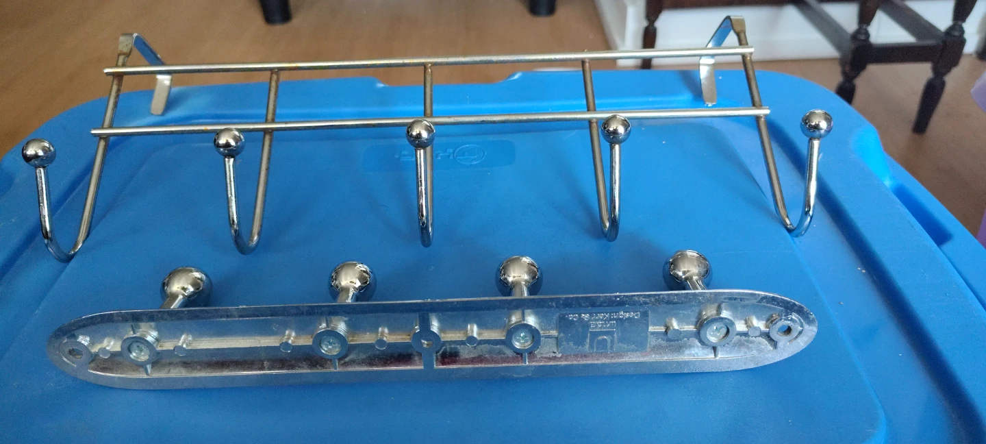 1 Over-the-Door Hook Rack used and Multi hook never used - photo 2