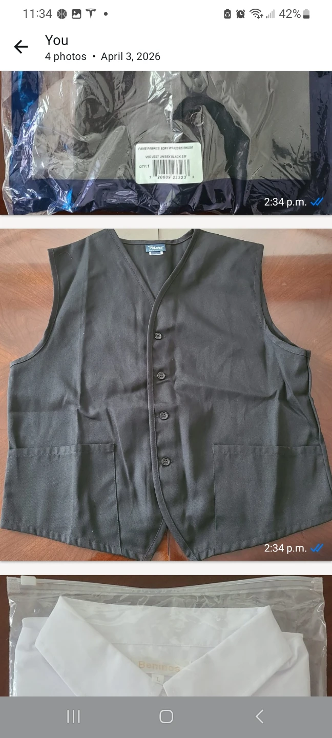 Fame Black Vest