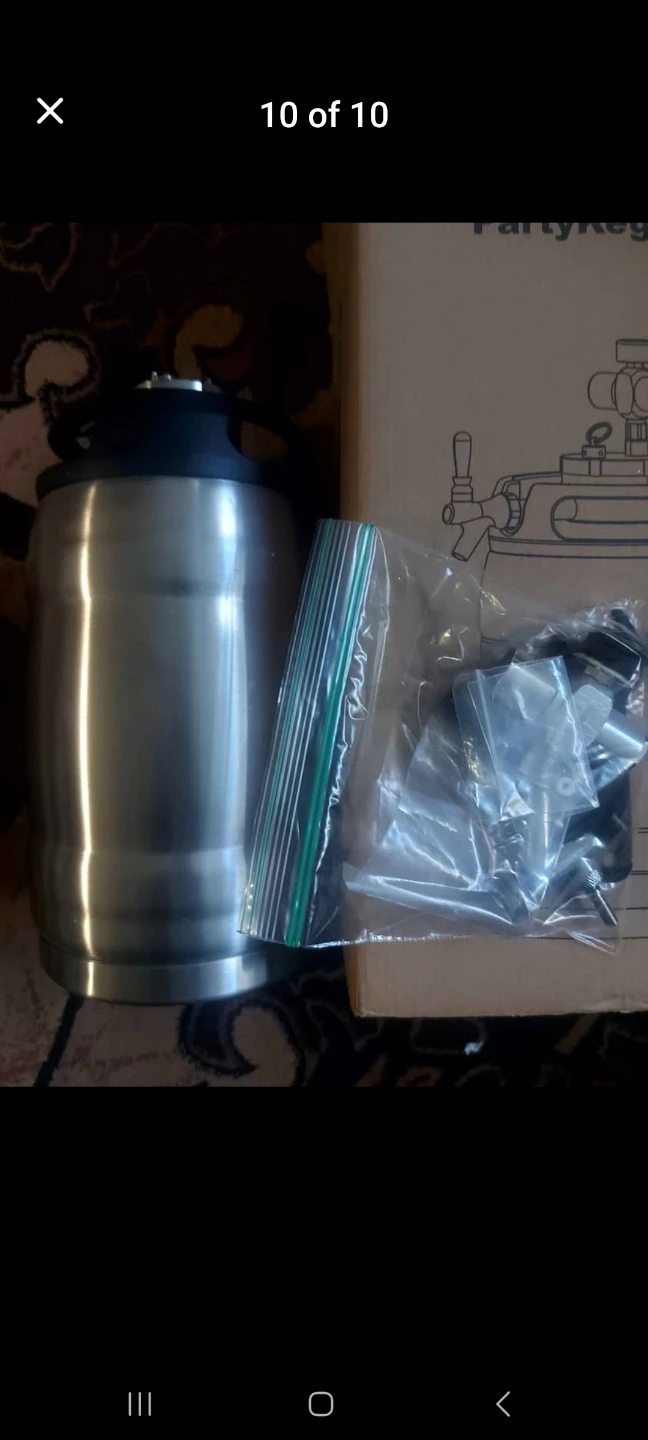 Party Kegger Stainless Steel Beer Dispenser - photo 4