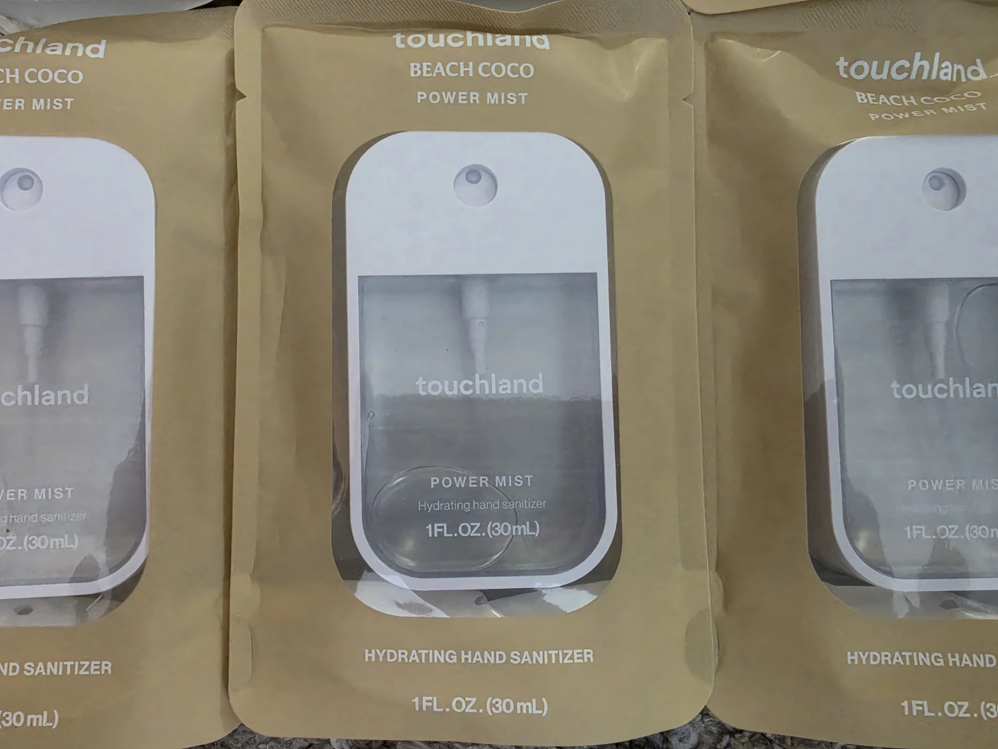 6 × Touchland Beach Coco Power Mist hand sanitizer - photo 2