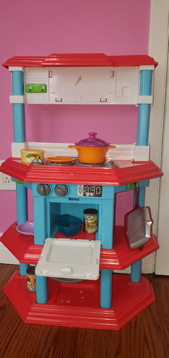 Toy Kitchen Playset with Accessories
