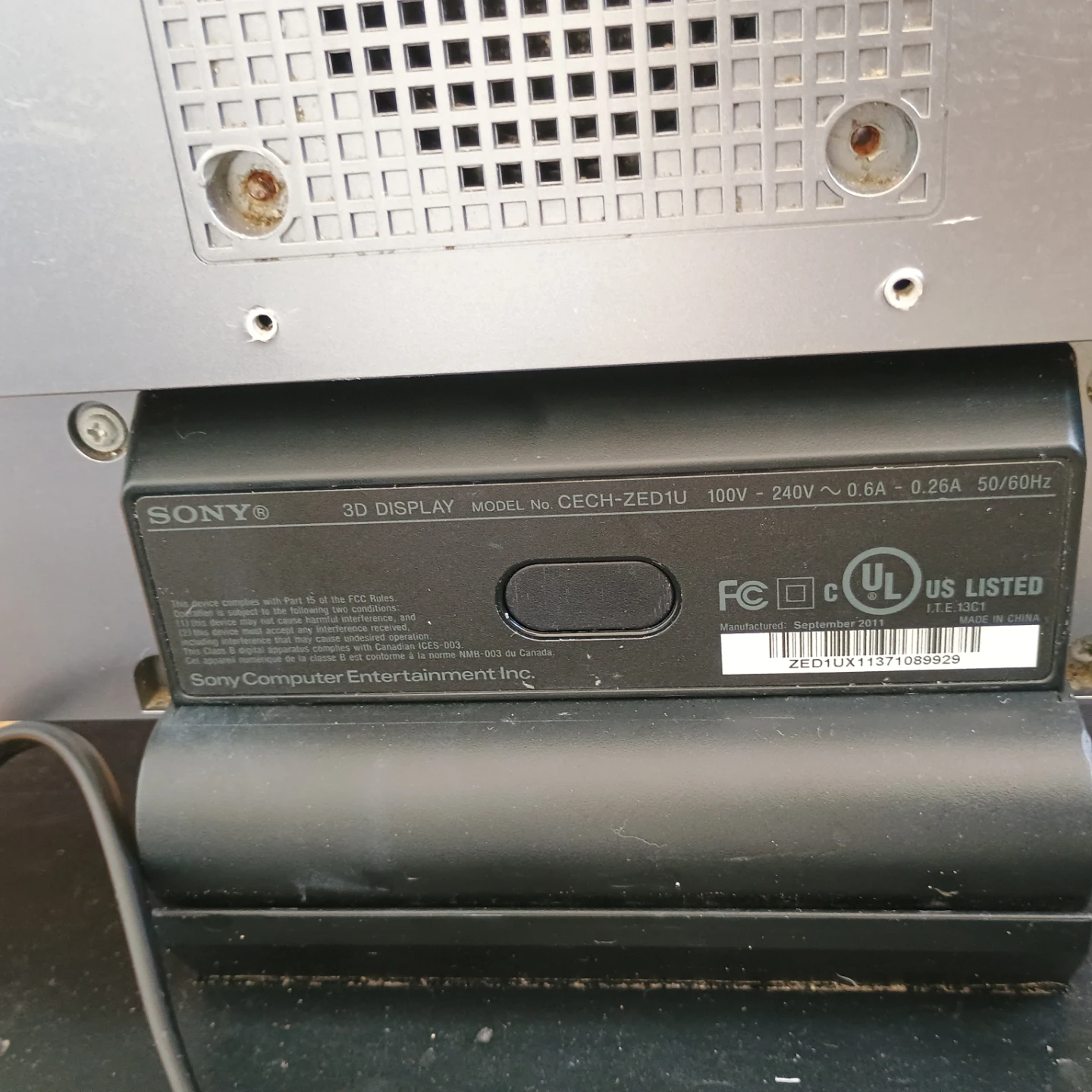 Sony 3D Display Monitor CECH-ZED1U - photo 4