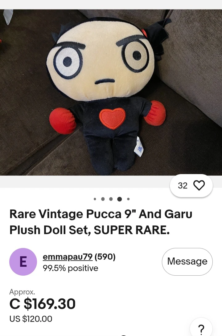 Pucca Ninja Garu Plush Toy - photo 2
