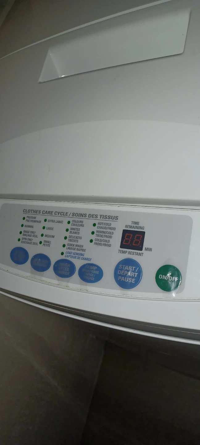 White Top-Load Washing Machine
