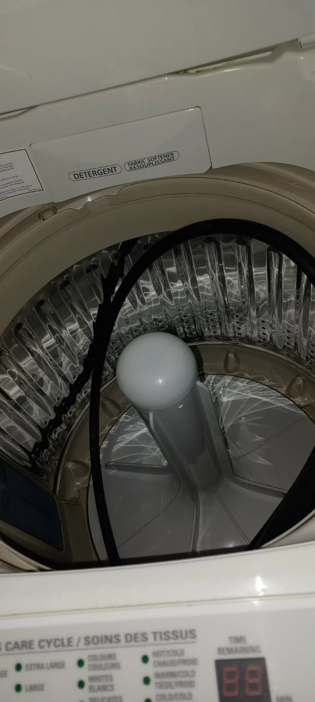 White Top-Load Washing Machine - photo 3