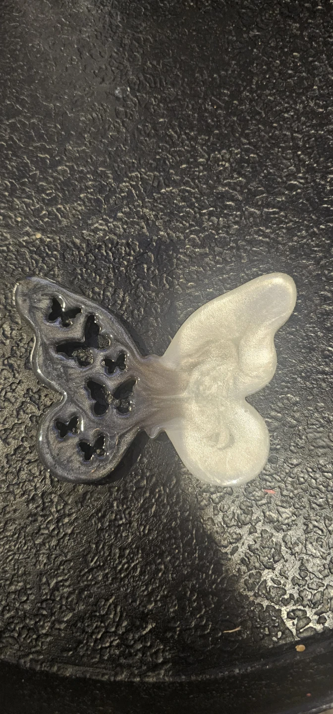 Resin Butterfly Trinket Dish