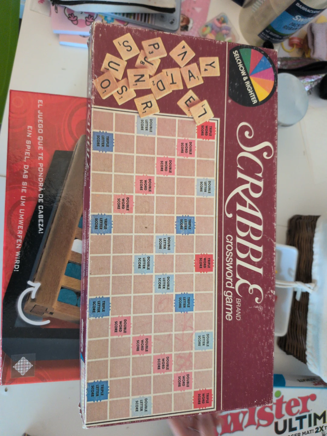 Vintage Scrabble Crossword Game