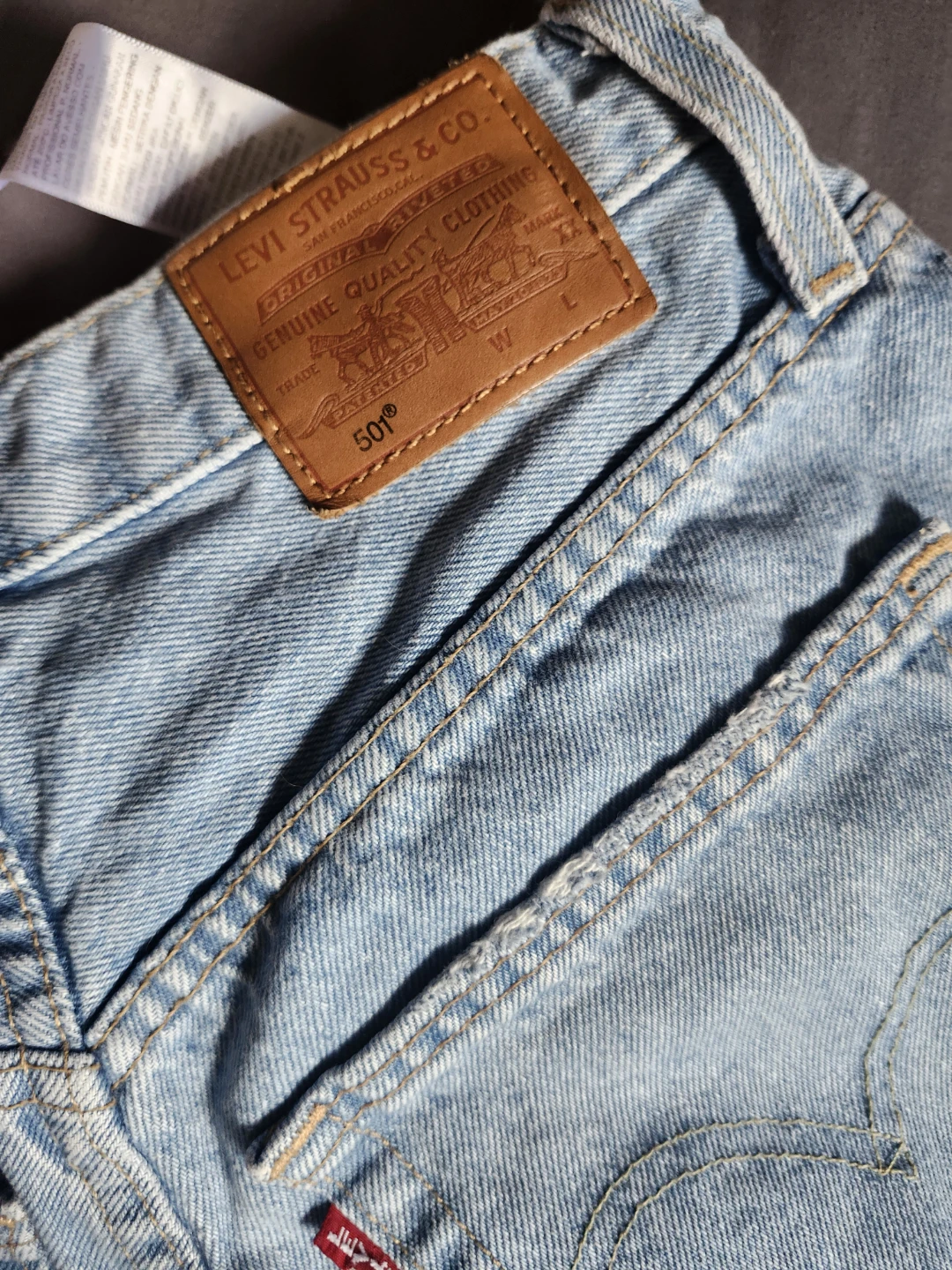 Levi's 501 Denim Shorts - photo 2