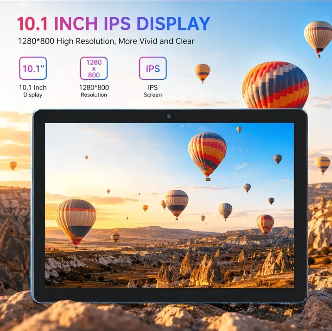 10.1 Inch IPS Tablet - 12GB RAM, 64GB Storage, Quad-Core - photo 3