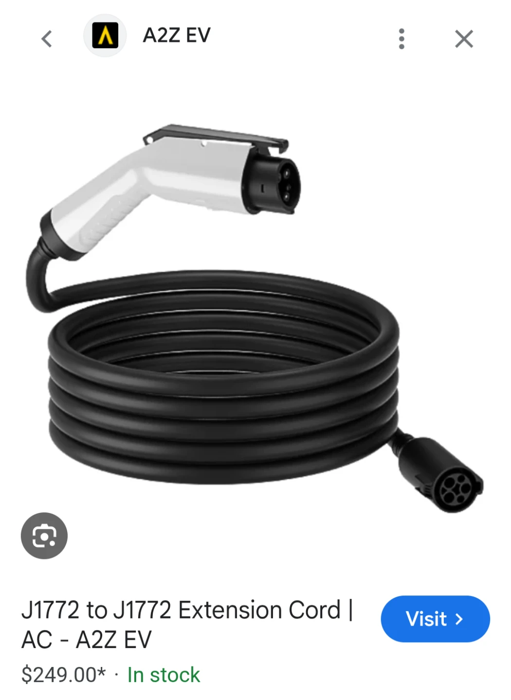 J1772 extension