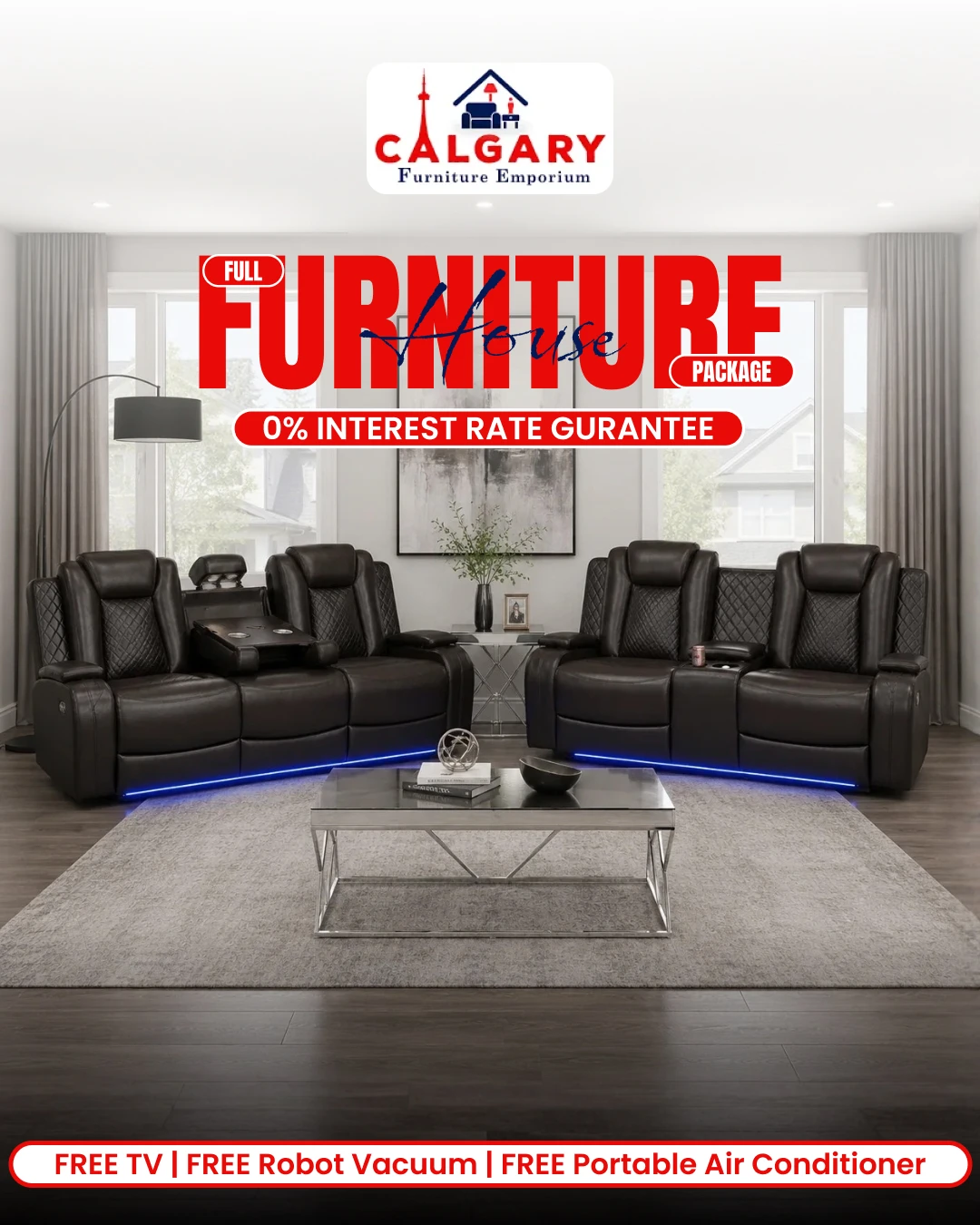 Calgary Furniture Emporium Full Furniture House Package