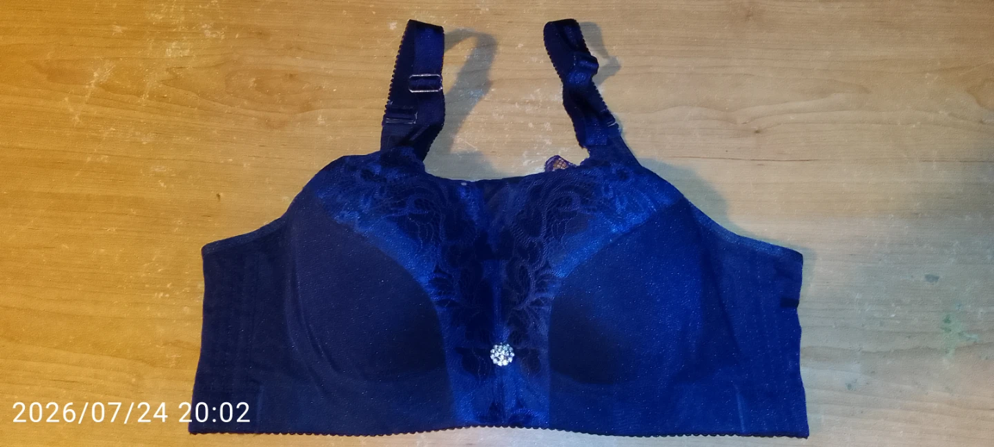 Blue Lace Full Coverage Bra