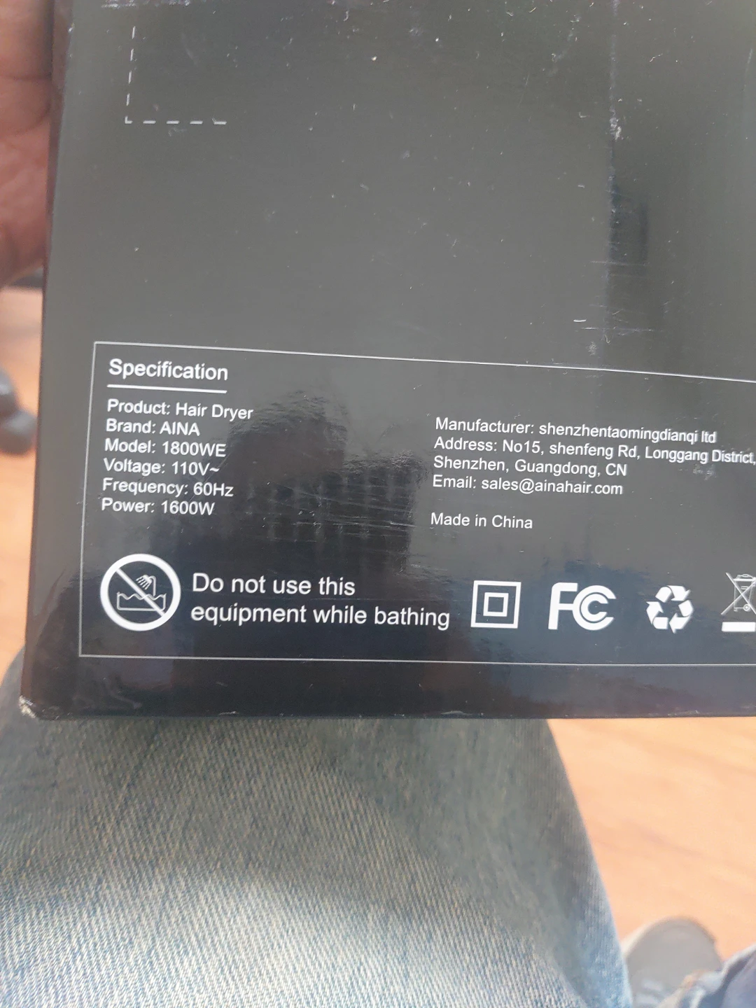 AINA Professional Hair Dryer - photo 4