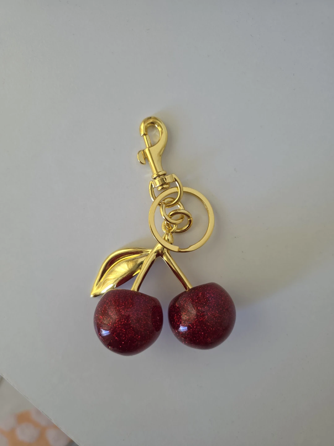 New Cherry Keychain Bag Charm - photo 3
