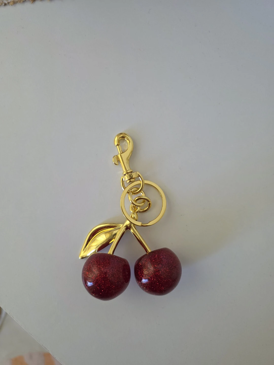 New Cherry Keychain Bag Charm - photo 4