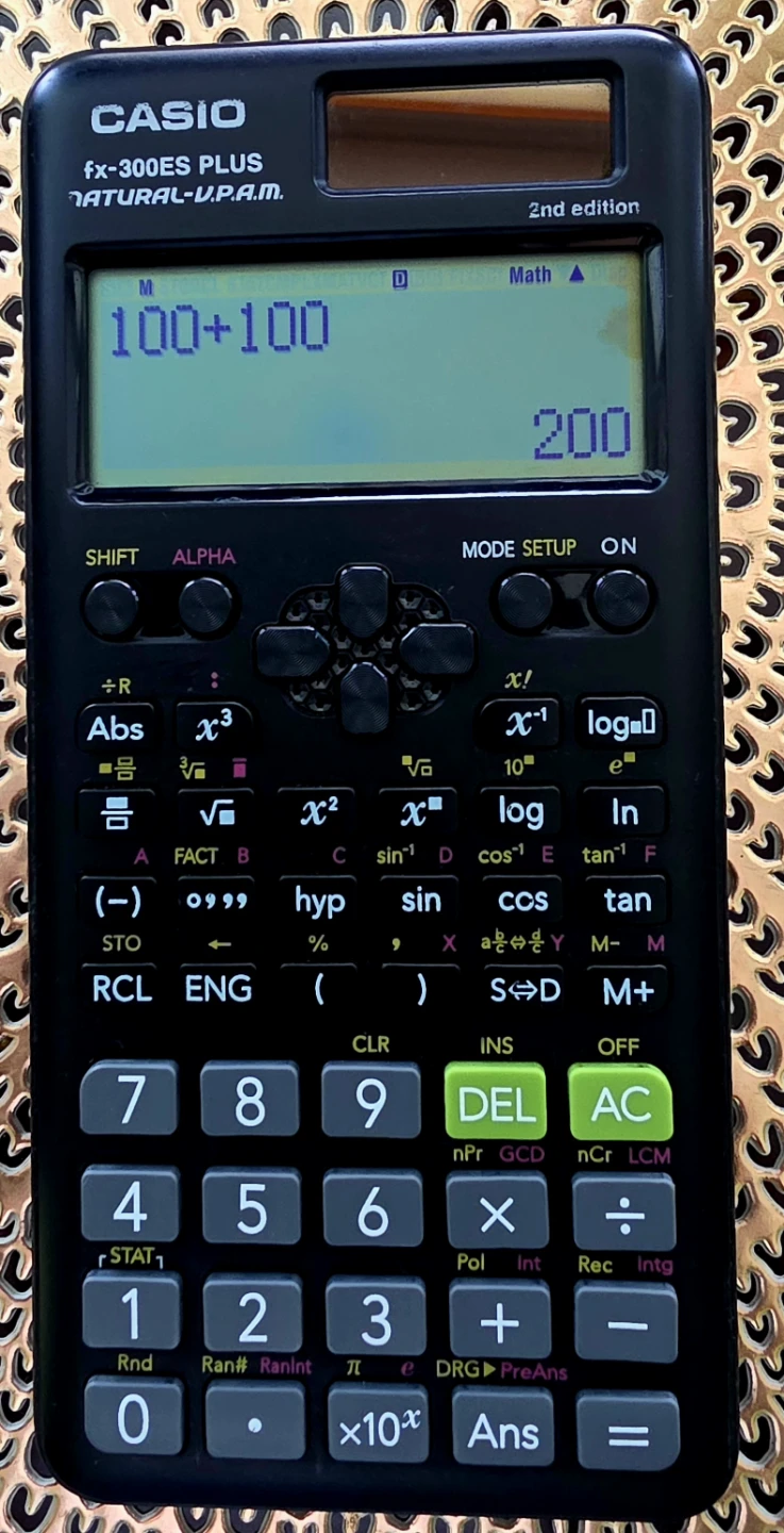 Casio FX-300ES PLUS Scientific Calculator - photo 3