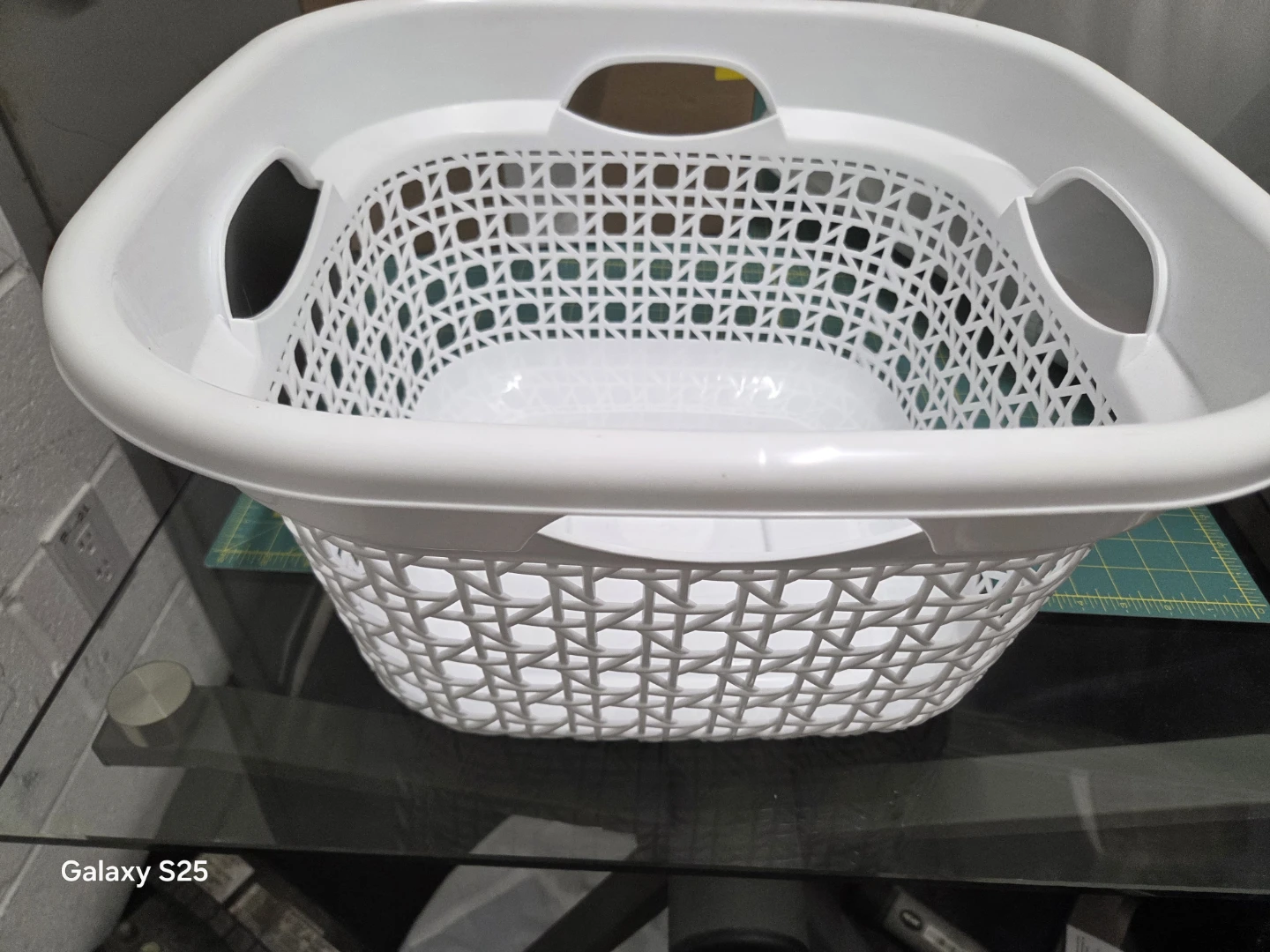 White Laundry Basket - photo 2
