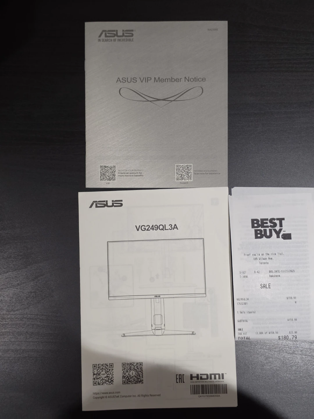 ASUS VG249Q Gaming Monitor - photo 5