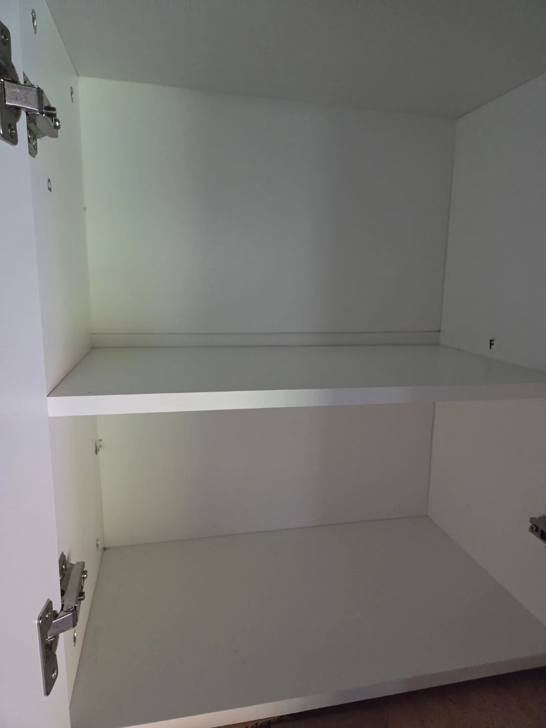 White Wall Cabinet with Glass Door - photo 5
