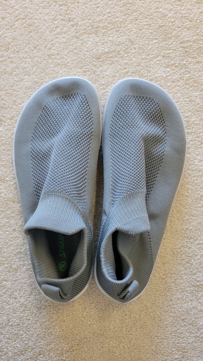Saguaro Grey Slip-On Knit Shoes Barefoot - Women's