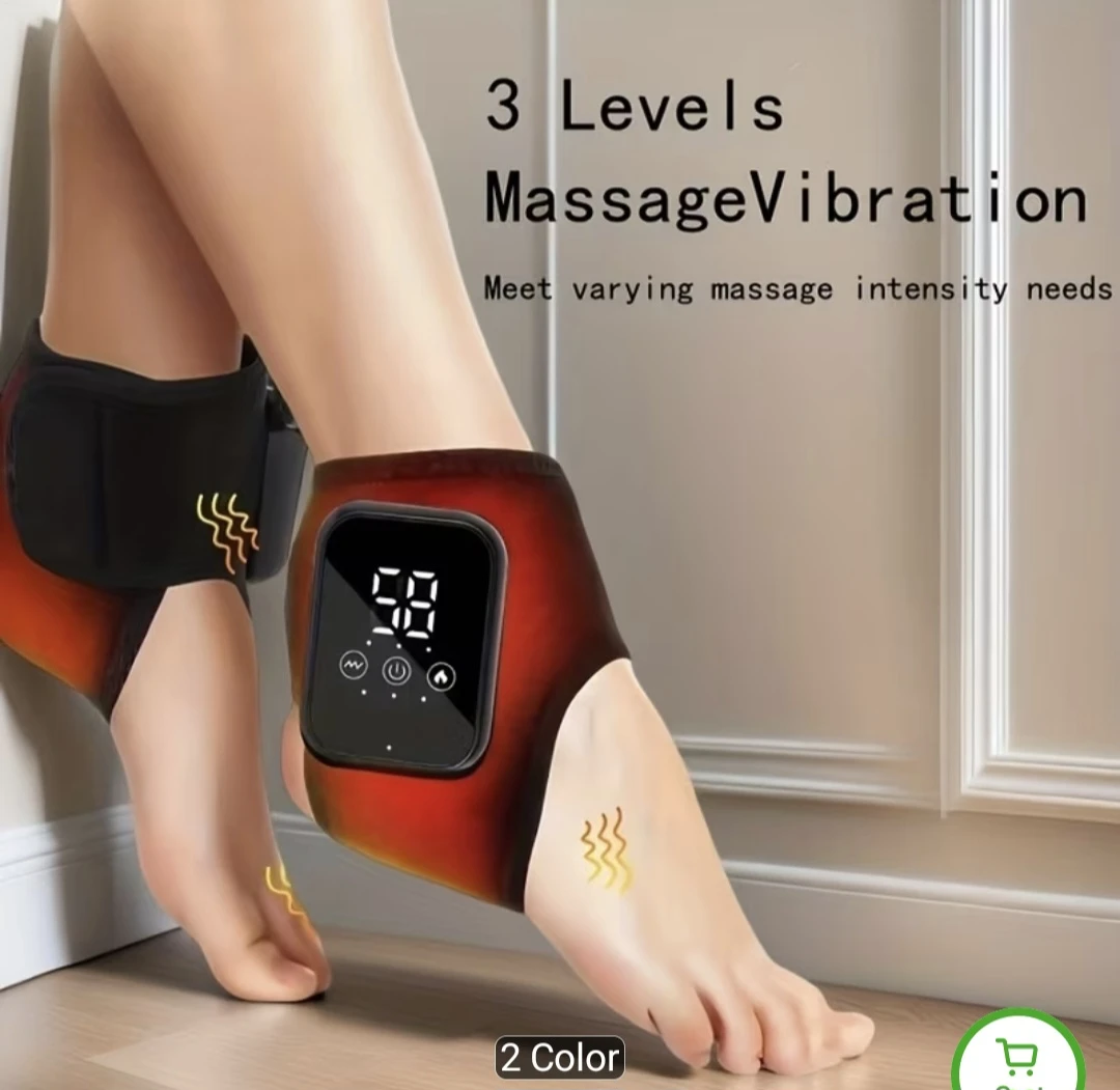 Electric Ankle Brace with Heating and Massage