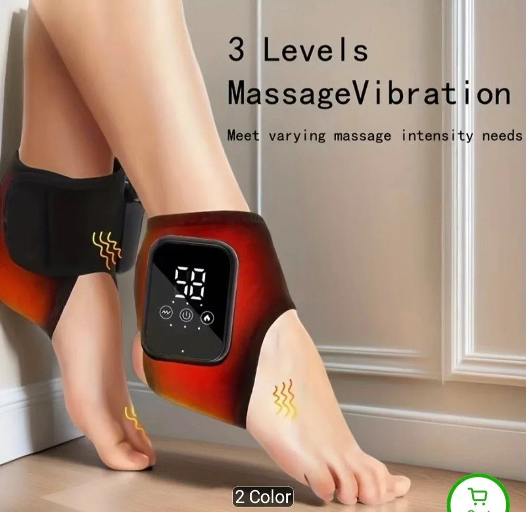 Electric Ankle Brace with Heating and Massage