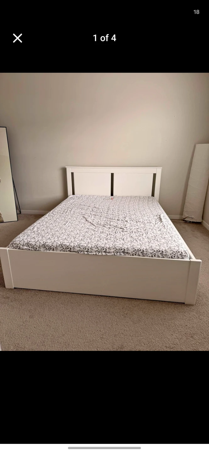Ikea White Bed Frame
