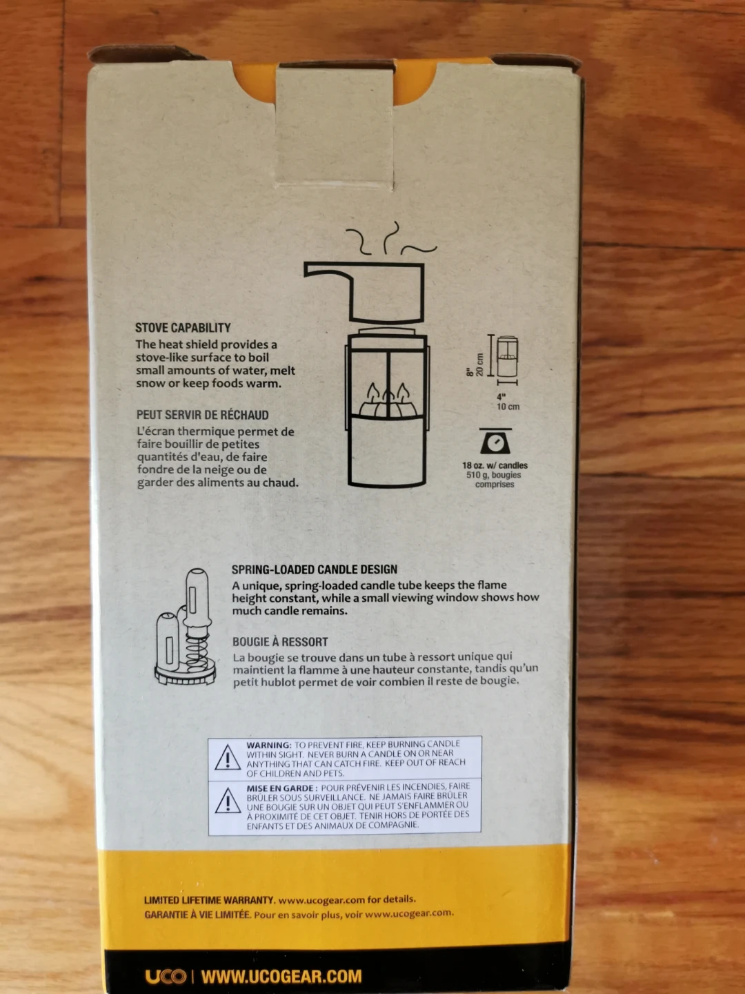 UCO Candellier Candle Lantern Yellow - photo 3