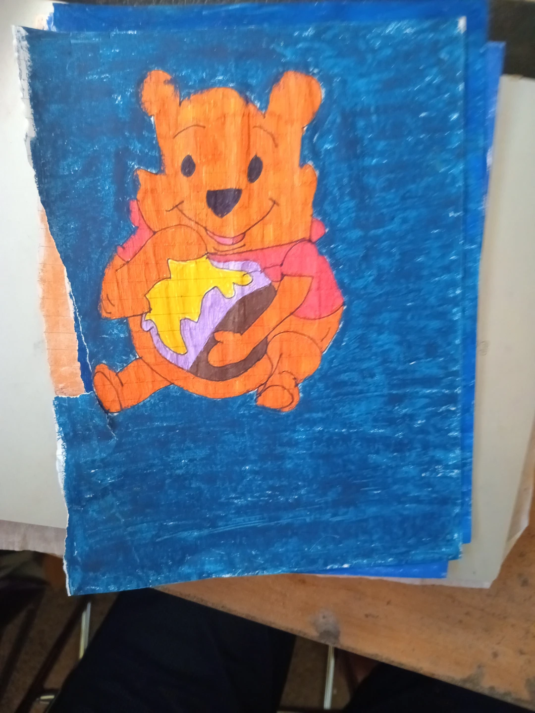 WINNIE THE POOH DRAWING BY SHERWIN - photo 3
