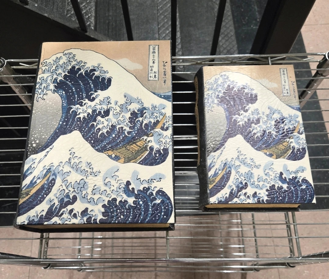 Hokusai Great Wave Fake Book Box Set (Set of 2 Stash Boxes) - photo 5
