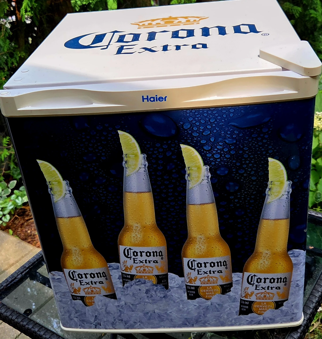 Mini Haier Corona Fridge