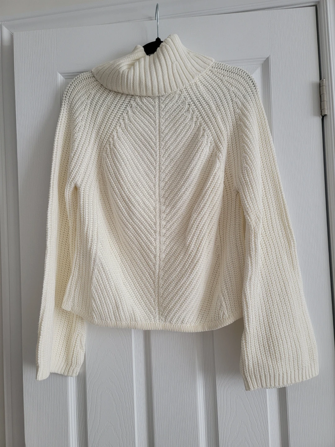 Maison Vincent Cowl Neck Sweater - Cream - Size S - photo 2