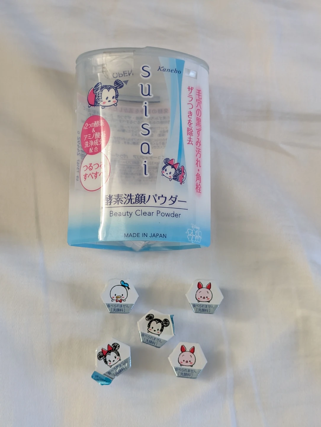 ($1 each) Kanebo Suisai Beauty Clear Powder Cleanser w Tsum Tsum