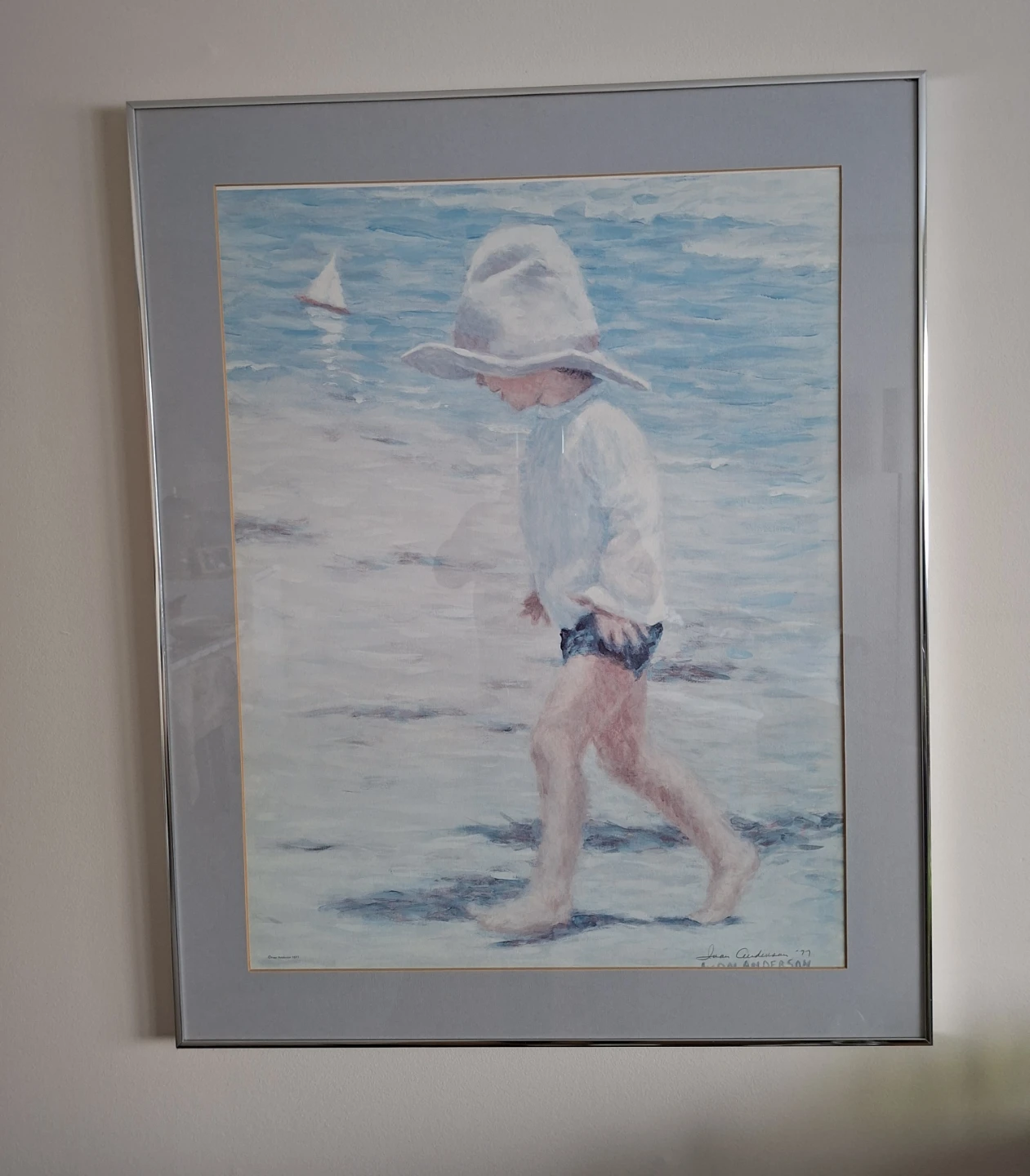 Ivan Anderson Painting 'Child at the Beach' 1977 - photo 2