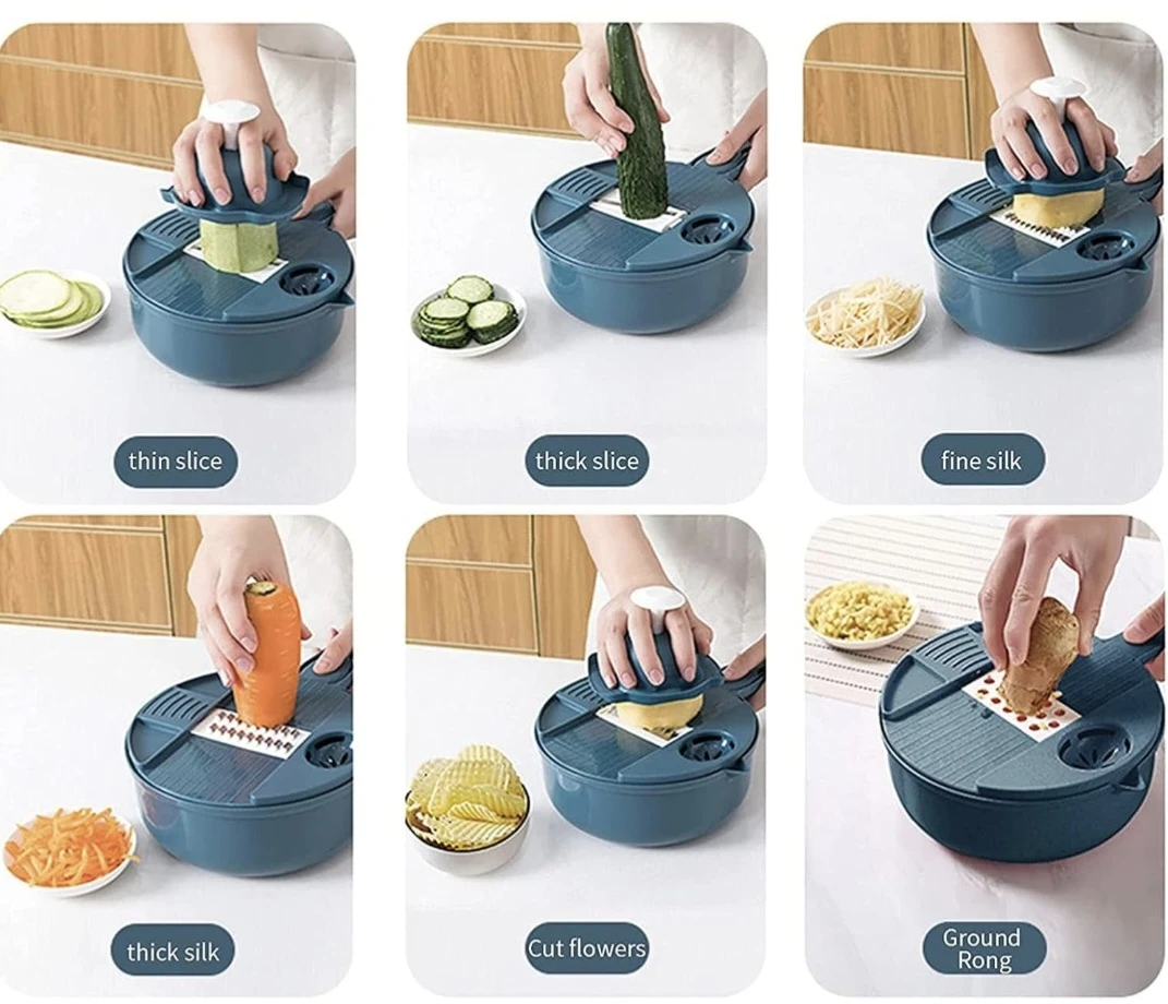 Multi-functional Vegetable Slicer and Grater Set - photo 3