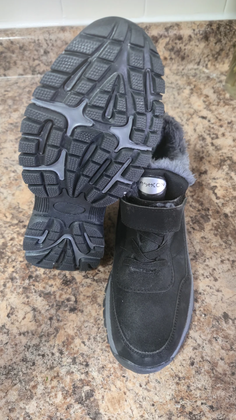 Black "FASHION" Winter Boots with Fur Lining - photo 3